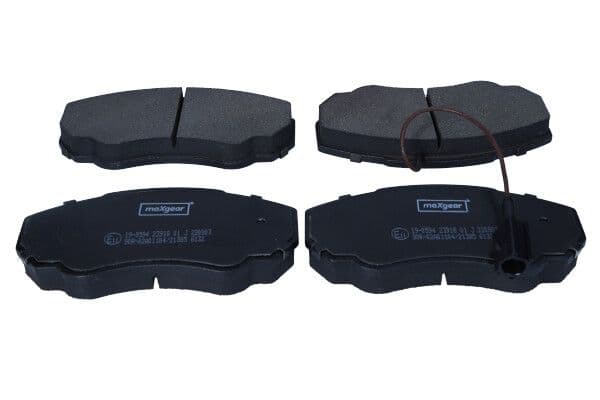 set placute frana,frana disc MAXGEAR 19-0594