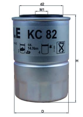 filtru combustibil KNECHT KC 82D