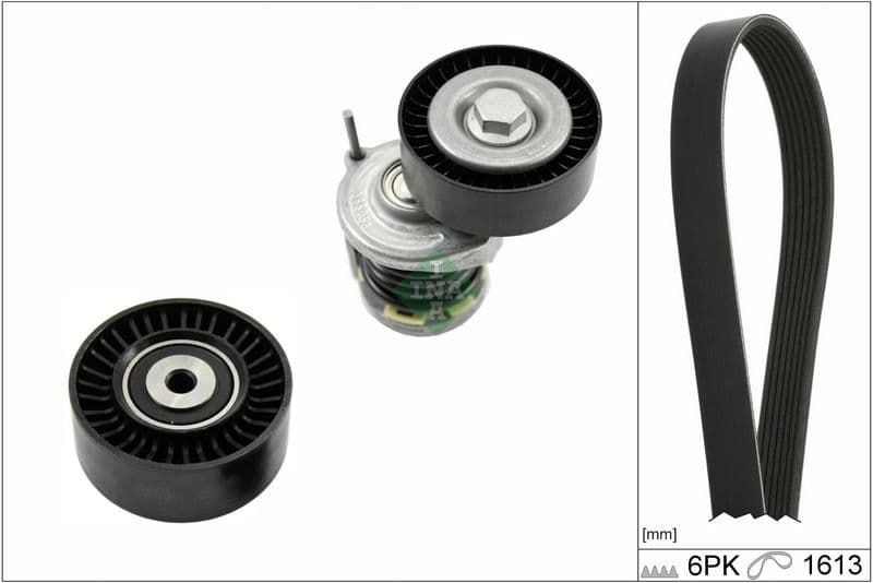 Set curea transmisie cu caneluri Schaeffler INA 529 0467 10