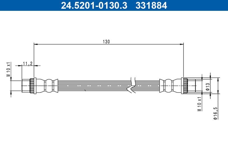 Furtun frana ATE 24.5201-0130.3