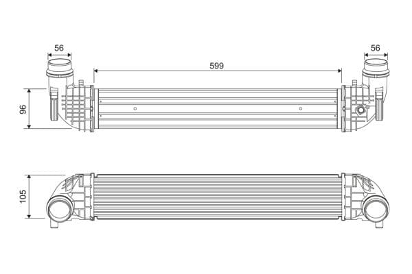 Intercooler, compresor VALEO 818690