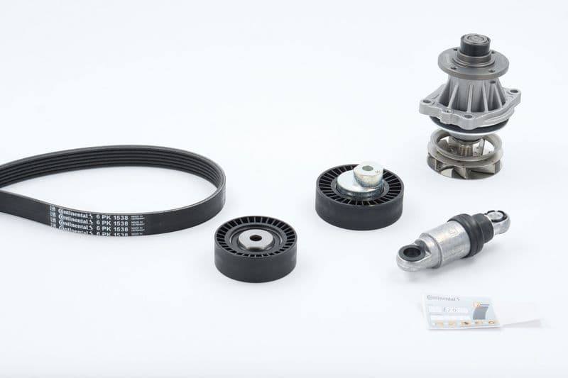 Pompa apa + Set curea transmisie cu caneluri CONTINENTAL CTAM 6PK1538WP2