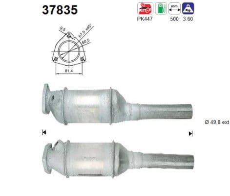 Catalizator AS-PL 37835