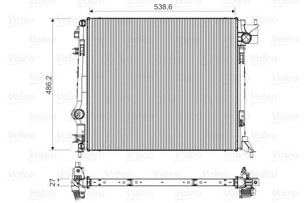 Radiator, racire motor VALEO 701516
