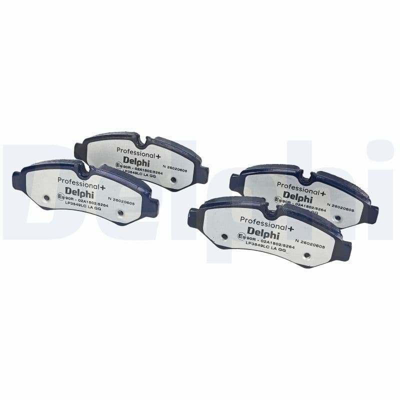 set placute frana,frana disc DELPHI LP3549LC