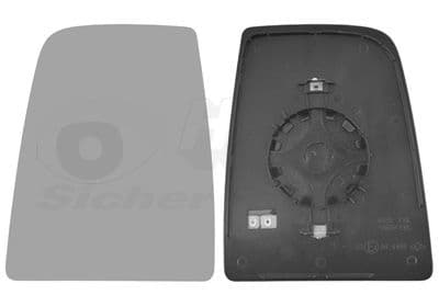 Sticla oglinda, oglinda retrovizoare exterioara VAN WEZEL * HAGUS * 1991837