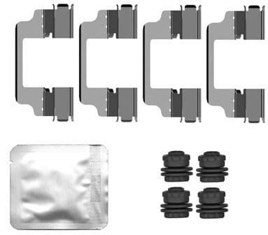 Set accesorii, placute frana TEXTAR 82558800