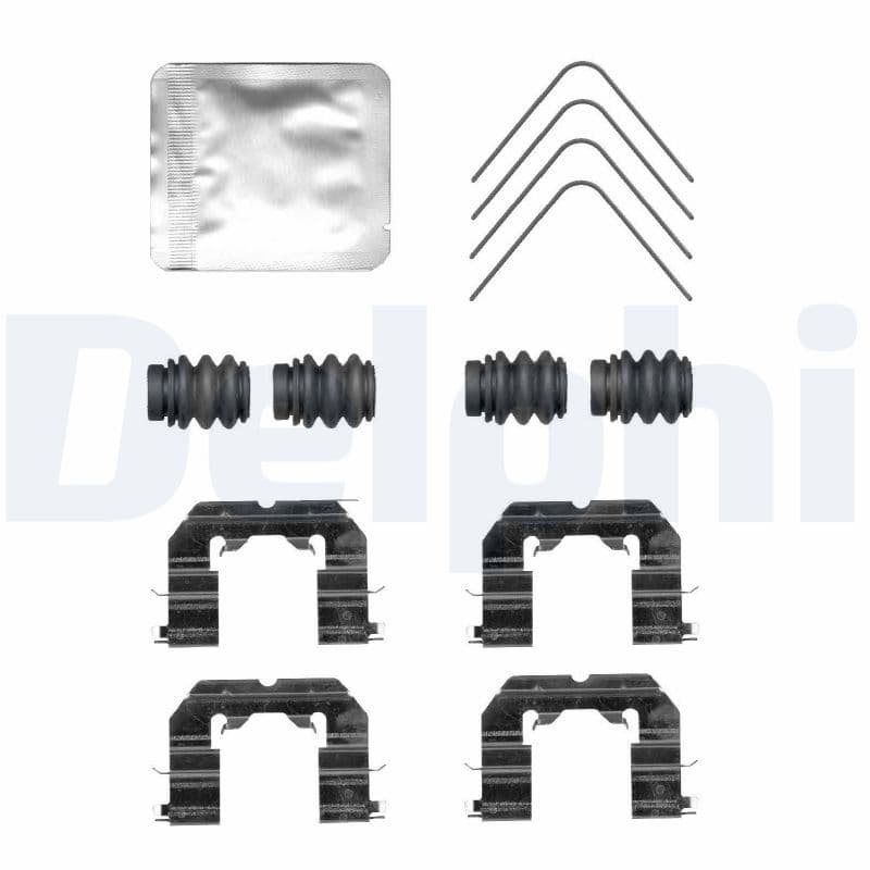 Set accesorii, placute frana DELPHI LX0765
