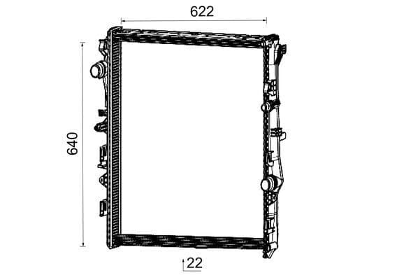 Radiator, racire motor MAHLE BEHR *** PREMIUM LINE *** CR 2732 000P