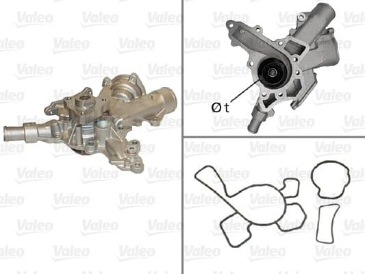 Pompă de apă, răcire motor VALEO 506601