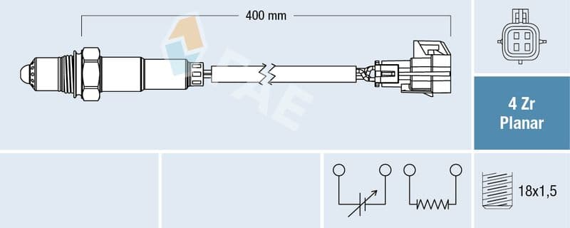Sonda Lambda FAE 77778
