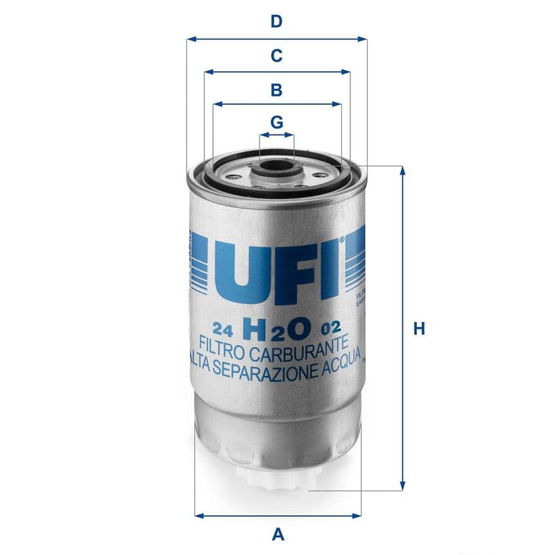 filtru combustibil UFI 24.H2O.02