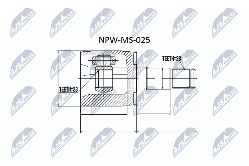 Set articulatie, planetara NTY NPW-MS-025