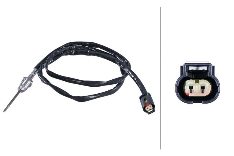 Senzor, temperatura gaze evacuare HELLA 6PT 358 284-331