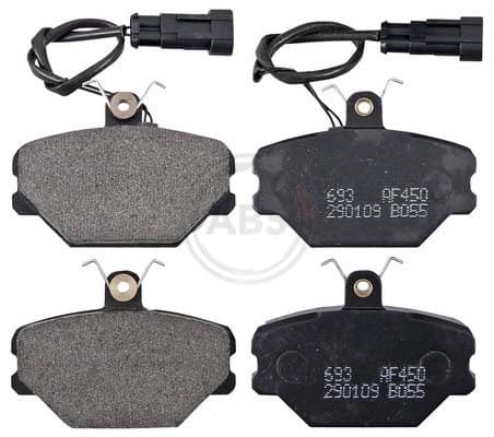 set placute frana,frana disc ABS 37001