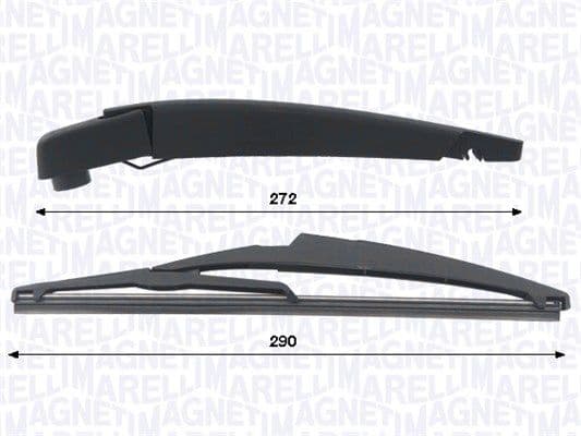 Set stergatoare, curatare parbriz MAGNETI MARELLI 000723180448