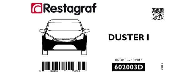 Set clipuri sustinere, caroserie RESTAGRAF 602003D