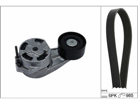 Set curea transmisie cu caneluri Schaeffler INA 529 0482 10