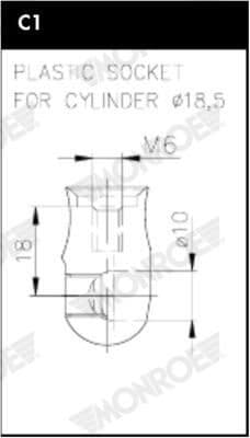 Amortizor portbagaj MONROE MaxLift ML6346