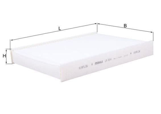 Filtru, aer habitaclu MAHLE LA 814