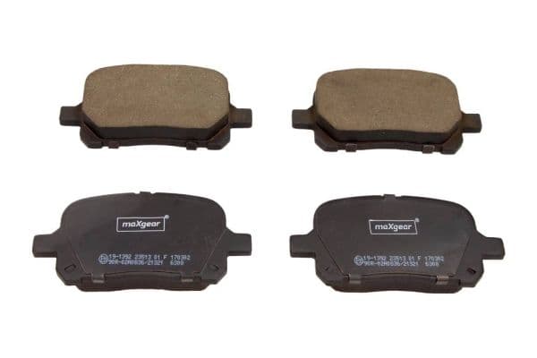 set placute frana,frana disc MAXGEAR 19-1392