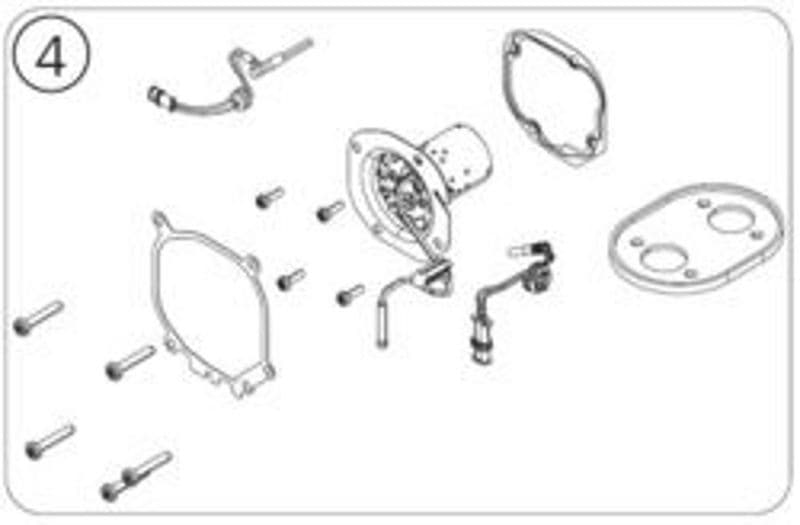 incalzitor independent autovehicul WEBASTO SP Service kit Air Top 2000 STC burner assy 12 V P 9045251A