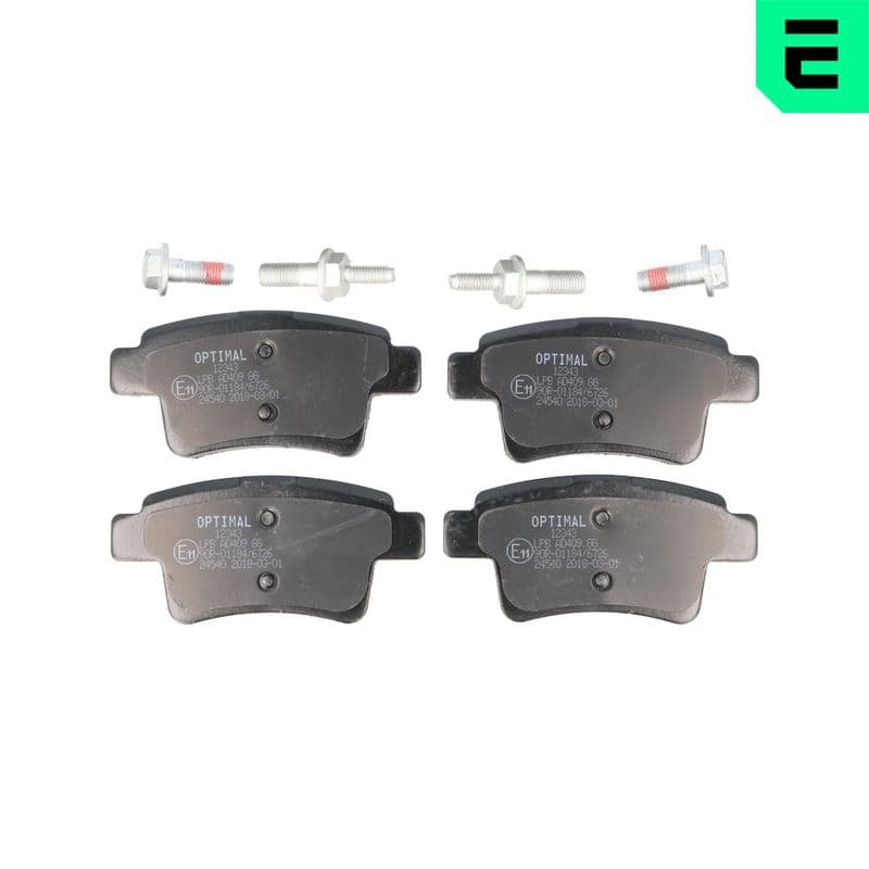 set placute frana,frana disc OPTIMAL BP-12343