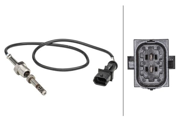 Senzor, temperatura gaze evacuare HELLA 6PT 358 181-191
