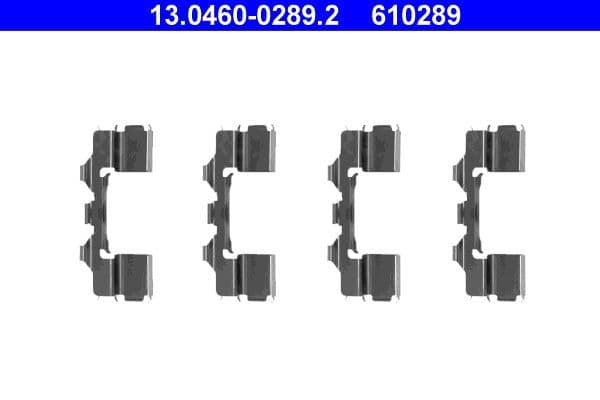 Set accesorii, placute frana ATE 13.0460-0289.2