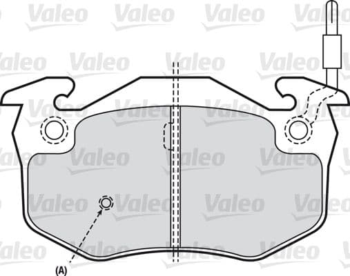 set placute frana,frana disc VALEO 598346