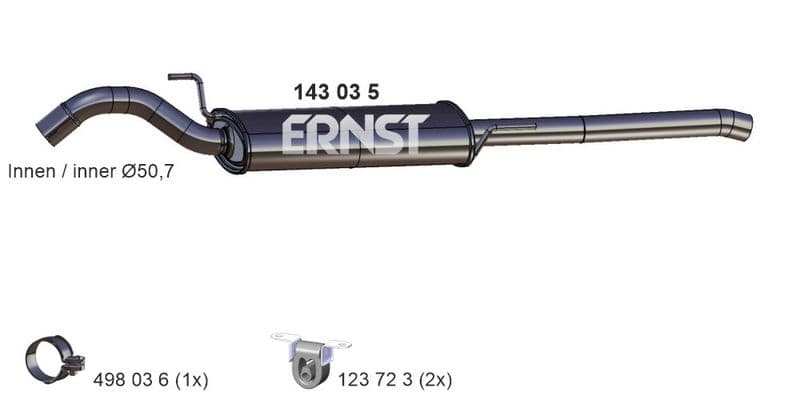 Toba esapament finala ERNST 143035
