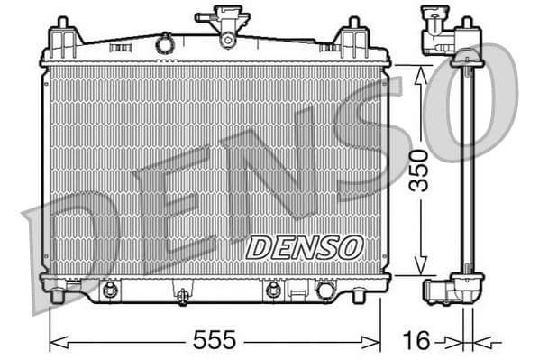 Radiator, racire motor DENSO DRM44018