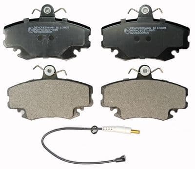 set placute frana,frana disc DENCKERMANN B110905