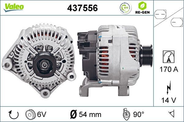 Generator / Alternator VALEO 437556