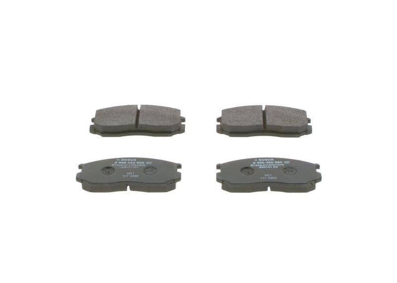 set placute frana,frana disc BOSCH 0 986 460 980