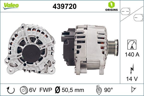 Generator / Alternator VALEO 439720