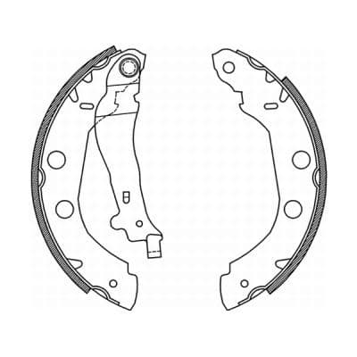 Set saboti frana ABE C0R014ABE