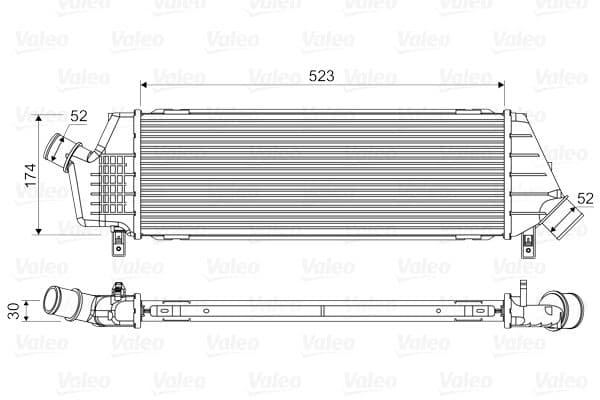Intercooler, compresor VALEO 818354