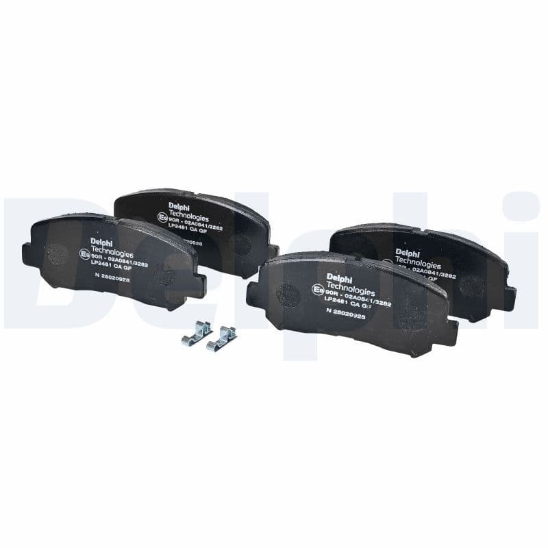 set placute frana,frana disc DELPHI LP2481