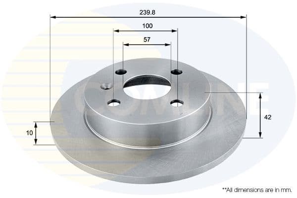 Disc frana COMLINE ADC1106