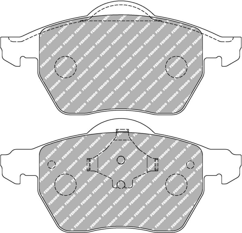 set placute frana,frana disc FERODO FCP1717H
