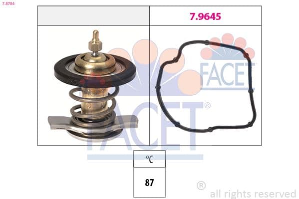 termostat,lichid racire FACET Made in Italy - OE Equivalent 7.8784