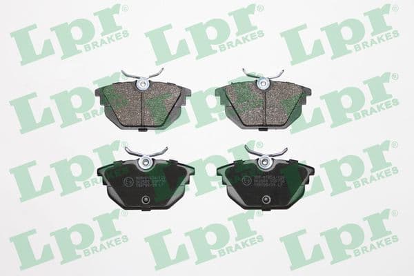set placute frana,frana disc LPR 05P736