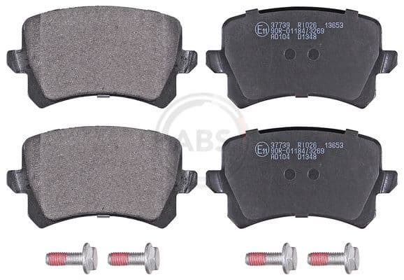 set placute frana,frana disc ABS 37739