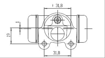 Cilindru receptor frana MOTAQUIP VWC669