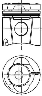 Piston KOLBENSCHMIDT 99701600