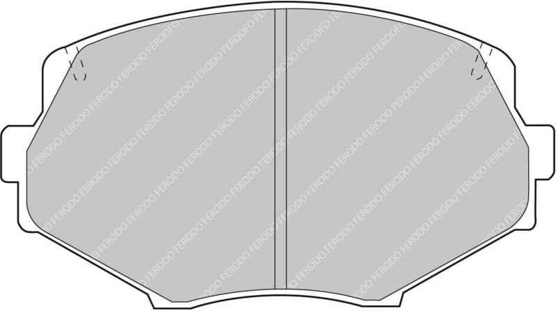 set placute frana,frana disc FERODO FCP1011H
