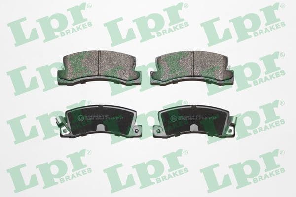 set placute frana,frana disc LPR 05P514