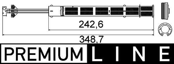 uscator,aer conditionat MAHLE BEHR *** PREMIUM LINE *** AD 56 000P