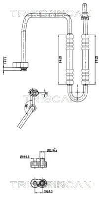 conducta presiune variabila,aer conditionat TRISCAN 9010 29038